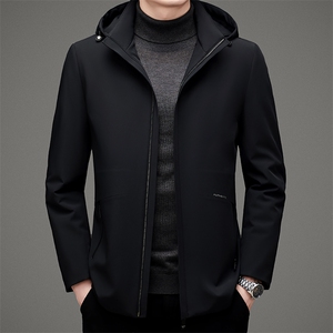 新款羽绒服爸爸装可脱卸内胆防寒服中年休闲外套MNSAY7015-P385图片