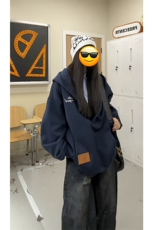 视频截图慎用!图片只做展示大货已到美式大V领连帽卫衣WY78069P65，男装卫衣，星座226-2