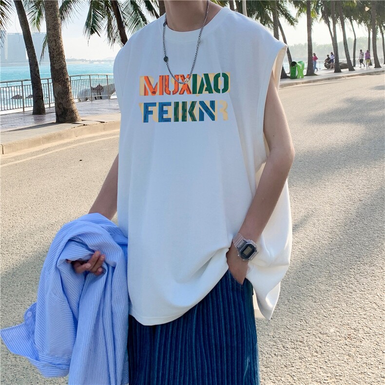 量大图低自动【有货】纯棉背心HD019-1-BX2513-P20，男装背心/马甲，电商019-1