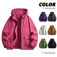 外贸出口2025秋季新款男士大码冲锋衣外套时尚夹克情侣上衣，男装夹克，星座1816-3（原1210-3）