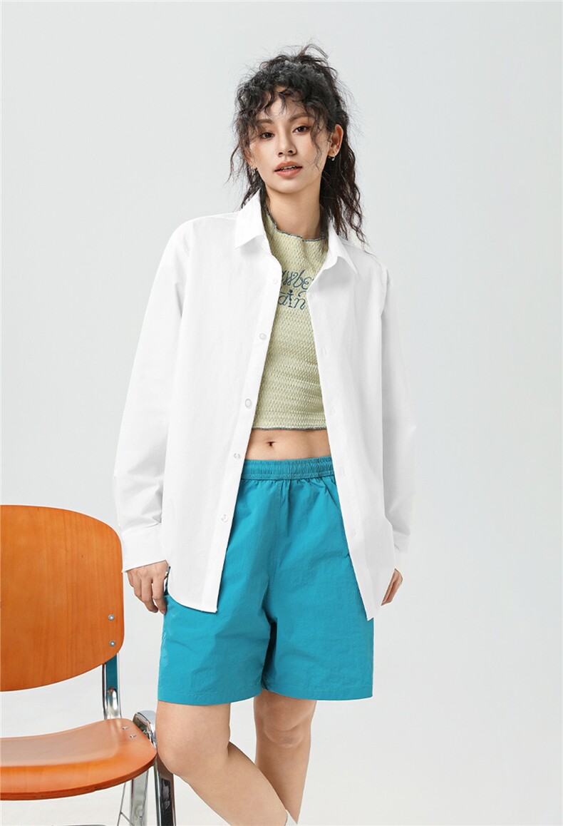 2025年秋季新款百搭男女通款夏季长袖衬衫，女装针织衫/毛衣，初己品牌服饰全品类供货