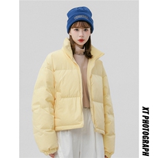中性风可二开立领短款面包服时尚保暖棉服A247-MY500特批65，男装棉衣，电商A247