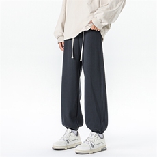 8XL-M现货2025春季新款束脚卫裤特大码运动裤休闲长裤KZ1911/P50，男装休闲裤，电商B238