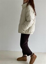 两面可穿羽绒服，女装棉衣/棉服，土布鱼