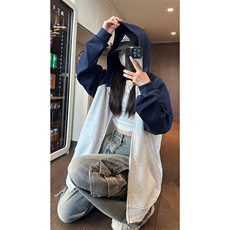 藏青拼花灰