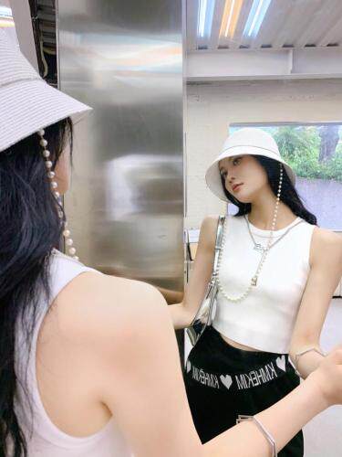 字母链条背心，女装背心吊带，DS-1