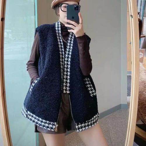 皮毛一体马夹二色三码，女装马夹，歌玛索 GMS