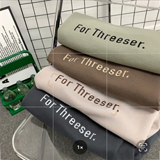 高转化重磅高品质港风宽松刺绣短袖男T恤X416b-1-DT506-P35限48，男装T恤，星座416B-1