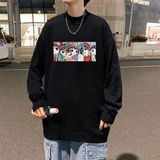 半高领毛衣男士大码针织衫男毛线衣男M18250-P45加绒款-P65，男装针织衫/毛衣，电商A040