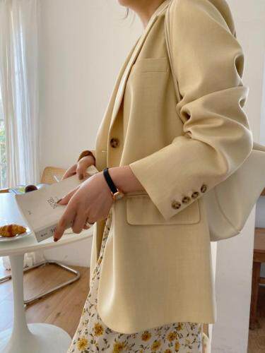 “春”预告～花花连衣裙+韩版小西装，女装连衣裙，KAMU