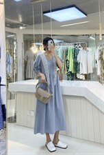 2022年百搭时尚披肩连衣裙，女装连衣裙，QIANCHEN 谦晨