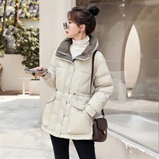 时尚保暖女士羽绒服外套修身显瘦短款设计冬季必备单品，女装羽绒服，秋水欣儿