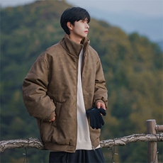 D2198-TP120控价168冬季夹棉暖保棉衣冬季Cityboy皮衣宽松外套，男装棉衣，电商A102-1