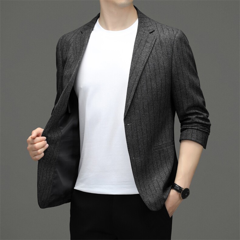 M3391-1钱塘2020-2秋季时尚潮流休闲百搭男士修身西装外套P142,男装西服,钱塘207-2