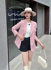 【现货】春装新款韩版显瘦纯色修身西装，女装西装，名怡