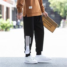 2021哈伦裤韩版潮流九分裤休闲裤修身小脚裤学生运动裤K1727-P35，男装休闲裤，星座217-4