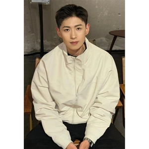青少年立领拉链标准潮常飞行教练夹克棉服男冬季外套 JY6629图片