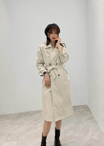 秋季新款风衣简单大气不挑人，女装风衣，艾格依