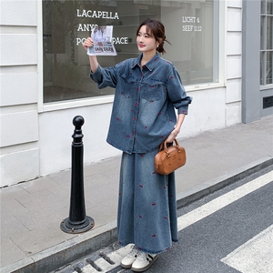 26春季新款牛仔刺绣两件套6670-P195-K298图片