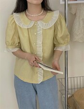 法式少女娃娃领小衫～，其它，DAP