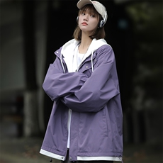 现货假两件夹克男二开冲锋衣外套DSA157B-JK763-P65，男装夹克，电商A157B
