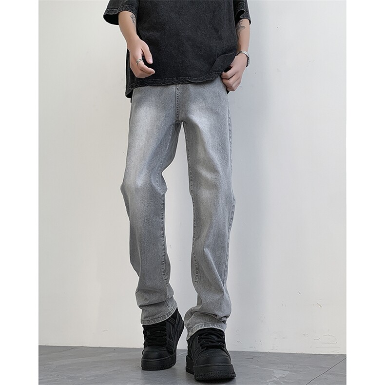 现货S-5XL加肥加大码纯色直筒牛仔裤310A-2BK325P50控68,男装牛仔裤,星座310A-2