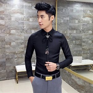 送配饰 发型师长袖衬衫男夜店DJ衬衣A470-CS02图片