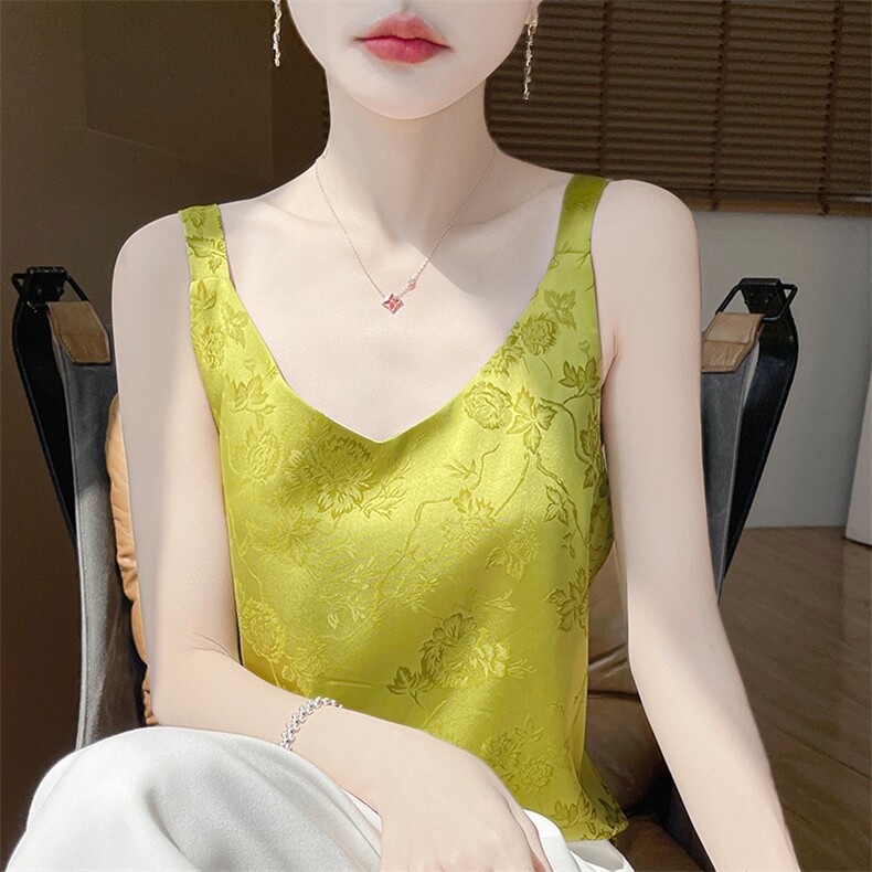 v领新款针织吊带女无袖纯色背心简约百搭宽松套头上衣,针织衫/毛衣,绒宛羊绒