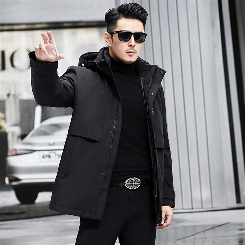 M9031-5钱塘2020-3新款简约冬季厚款商务休闲中年男士羽绒服P293图片