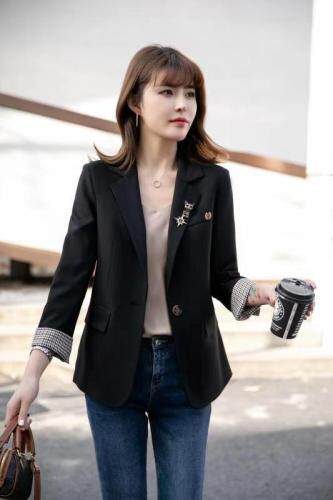 春装西装外套，女装西装，百合子璇