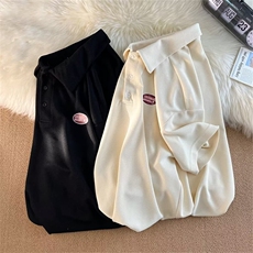 短袖T恤男ins潮牌港风夏季T恤百搭翻领Polo衫体恤宽松上衣C10/P30，男装T恤，星座506