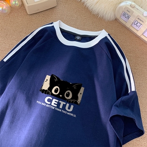 量大优供抖音视频支持得物品质配合二开美式三条杠短袖t恤ZD182,白色韩版无袖背心穿搭图片