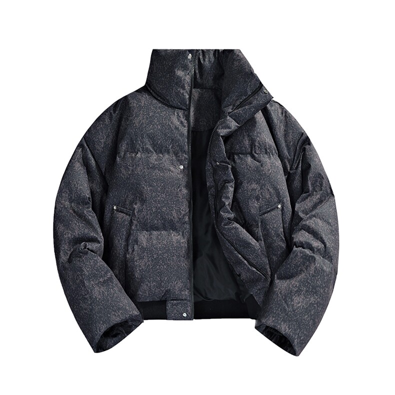 支持二开冬装加棉加厚立领棉服男女棉衣外套光板面包服M819-P75,男装棉衣,电商A441