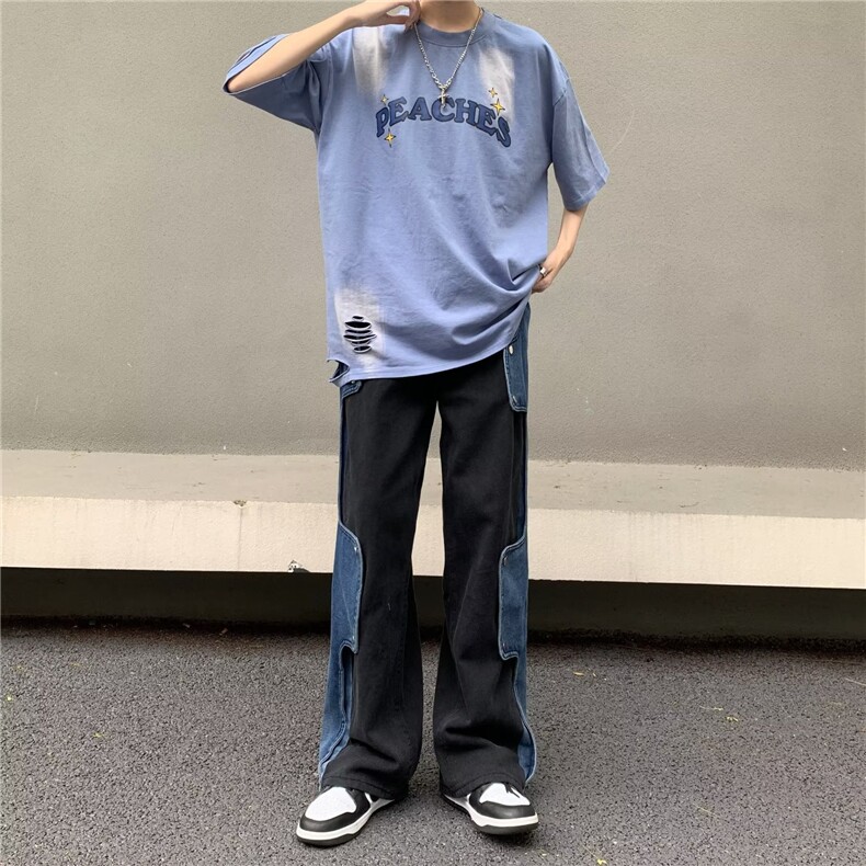 美式牛仔裤男款秋季长裤潮NB57P68,男装牛仔裤,星座1116-2