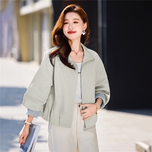 短外套女休闲风图片