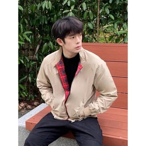 短款哈灵顿夹克男美式复古卡哈特工装外套机车棒球服 JK669 特P60图片