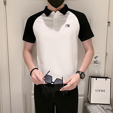 23夏季小伙简约休闲POLO衫男刺绣保罗衫301A-1/PL62/P50，男装Polo衫，星座301A-1