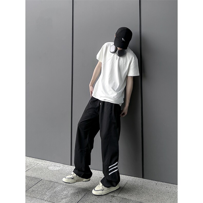 B221美式ins街头hiphop休闲情侣宽松运动裤子LK23117-P60控78,男装休闲裤,电商B221