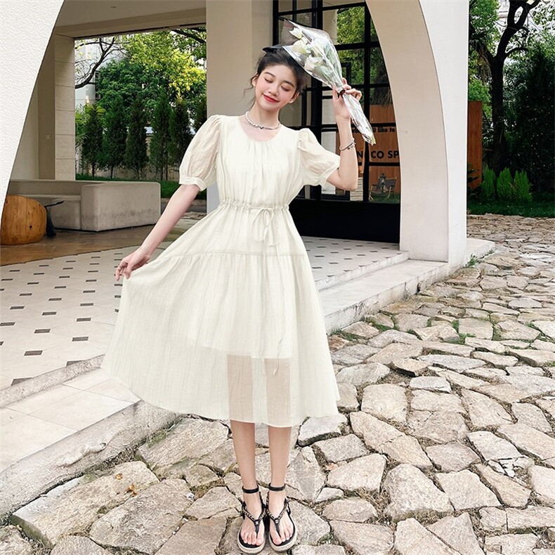 现货法式甜美减龄仙女裙251-25111-P105-K158,女装连衣裙,浙宝189