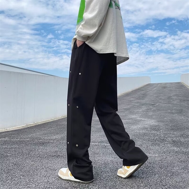 男春季新款时尚潮流休闲裤纽扣西裤ZD35P35,男装休闲裤,星座1116-2