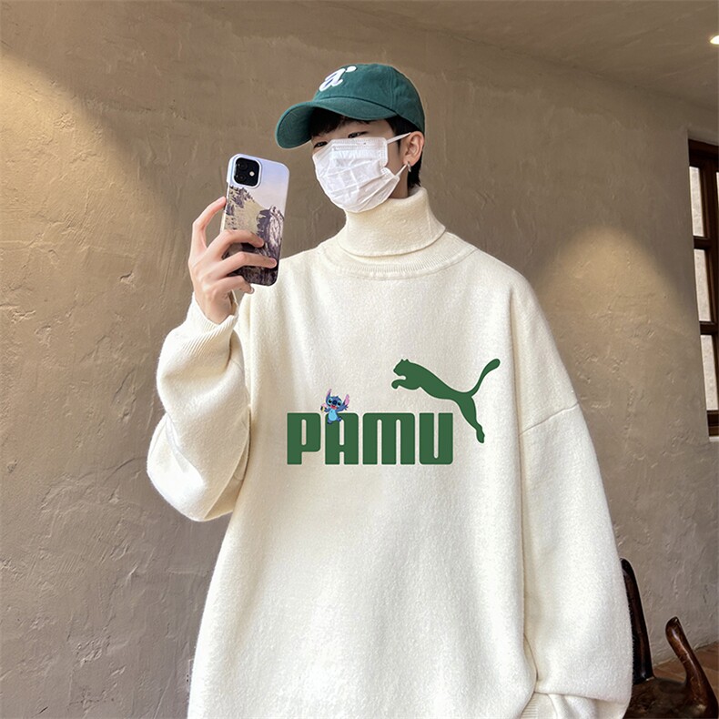 控68高领毛衣男士大码内搭毛线衣男GM45227-P45加绒款-P65,男装针织衫/毛衣,电商A040
