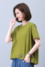 2025夏季新款精品女装潮设计感短袖t恤女宽松显瘦大码打底上衣服，女装衬衫，叶笙衣