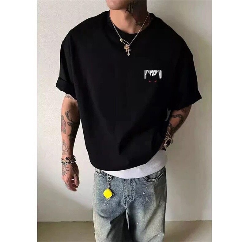 XZ809A/BBBT65/P20/控38重磅印花美式复古圆领T恤,男装T恤,星座809A(原222-1)