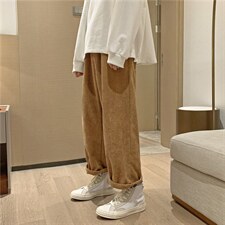 春秋时尚休闲裤男修身潮牌宽松长裤韩版潮青年裤子A161-G313-P35图片