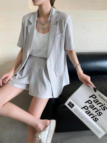 2021夏季新款西装三件套，女装西装，欧佩琳