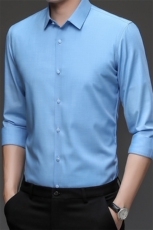 衬衫男2023春秋季新款百搭上衣长袖宽松上衣中年男士衬衣工装外套，男装衬衫，电商B212（原钱塘6029）