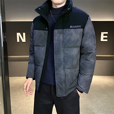 店主风2025年新款时尚立领扎染潮流保暖羽绒服男A236-G23-P195，男装羽绒服，电商A236
