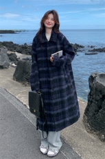 2025冬季新款呢料夹棉长款外套2C053/款号775/P195/K298，女装毛呢外套，2C053
