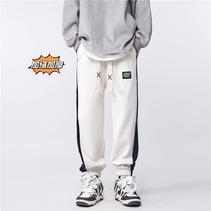 欧绒裤子男韩版潮休闲裤B402-KZ33013-P60控78加绒P70控88图片