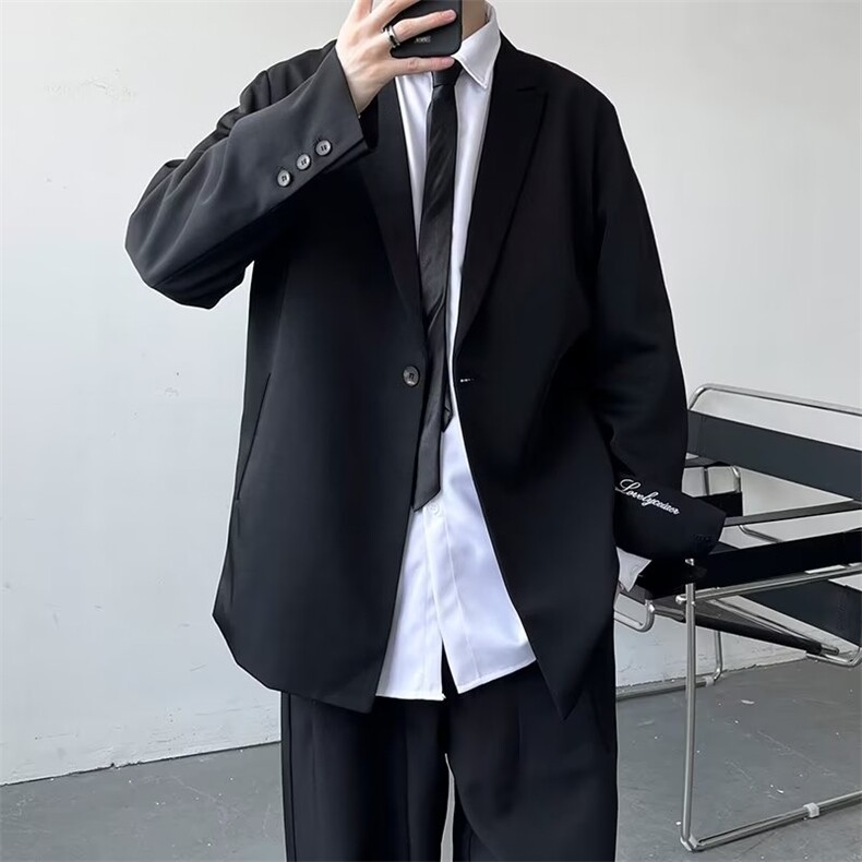 【有货】DXZ14-P68西装男韩版潮流帅气小西服刺绣炸街高级感外套,男装西服,星座603-2